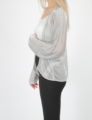Cardigan s.Oliver, argintiu
