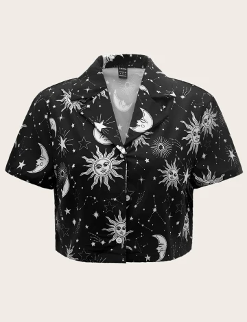 Top SHEIN, negru