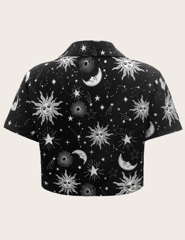 Top SHEIN, negru