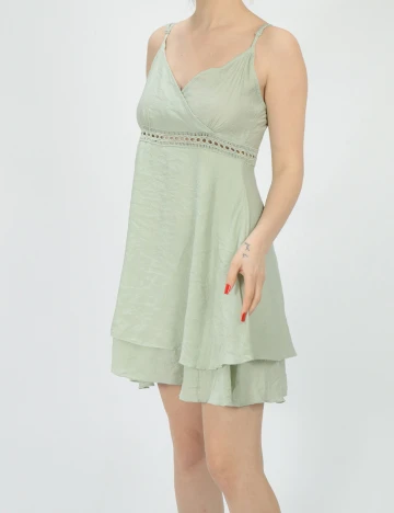 Rochie Scurta SHEIN, verde Verde