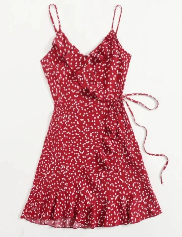 Rochie scurta SHEIN, rosu
