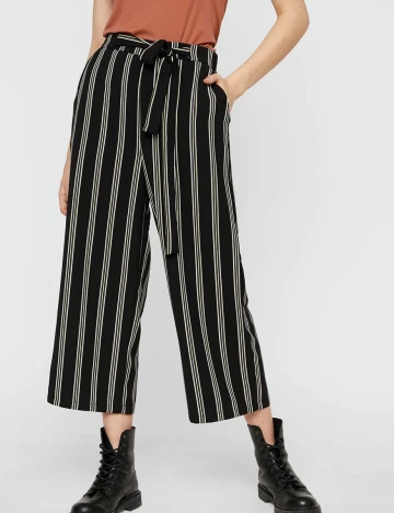 Pantaloni Pieces, negru Negru