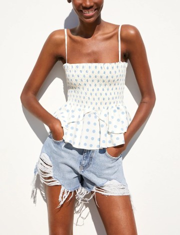 Top Zara, mix culori