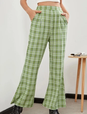 Pantaloni SHEIN, verde Verde