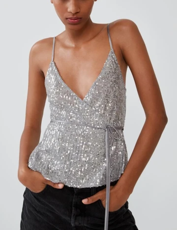 Maiou Zara, argintiu Gri