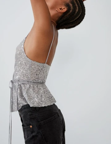 Maiou Zara, argintiu Gri