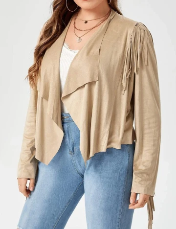 Blazer SHEIN CURVE, bej