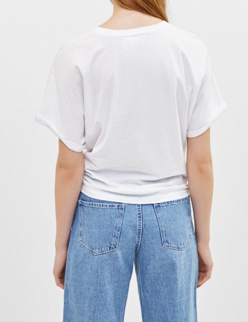 Tricou Bershka, alb