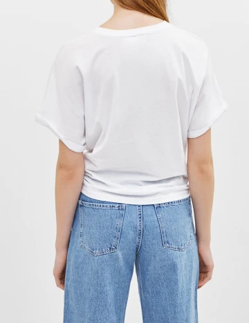 Tricou Bershka, alb