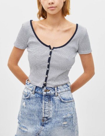 Top Bershka, mix culori, XS