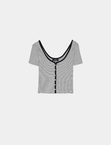 Top Bershka, mix culori