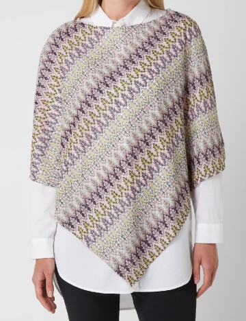 Poncho Comma, mix culori, 36