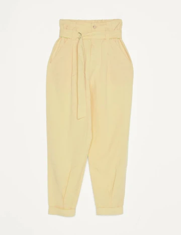 Pantaloni Bershka, galben