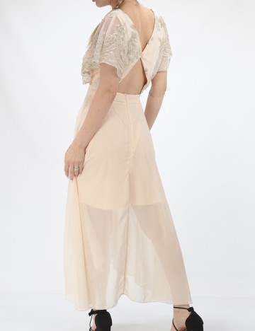 Rochie scurta AX Paris, nude