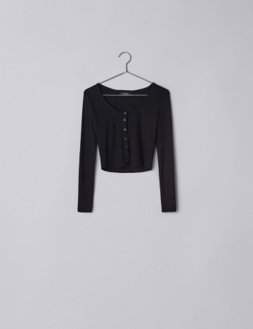 Bluza Bershka, negru