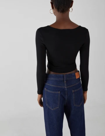 Bluza Bershka, negru