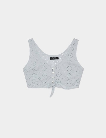 Top Bershka, albastru