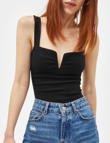 Maiou Bershka, negru, M