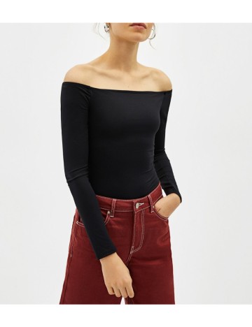 Body Bershka, negru, XS