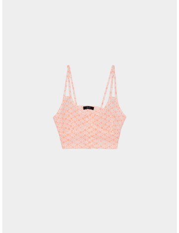Top Bershka, roz fucsia