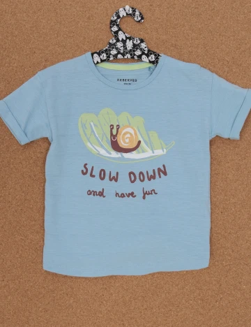 Tricou Reserved, bleu