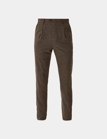 Pantaloni s.Oliver, maro inchis
