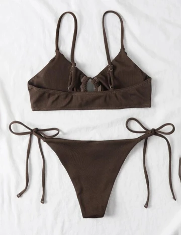 Costum de baie SHEIN, maro