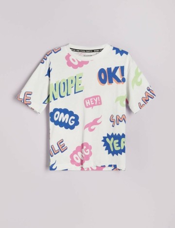 Tricou Reserved, alb