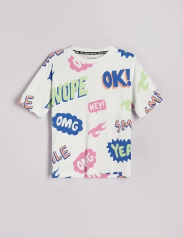 Tricou Reserved, alb