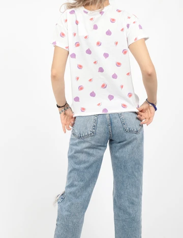 Tricou Reserved, alb