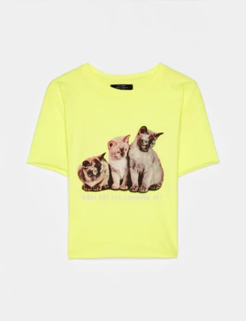 Tricou Bershka, verde