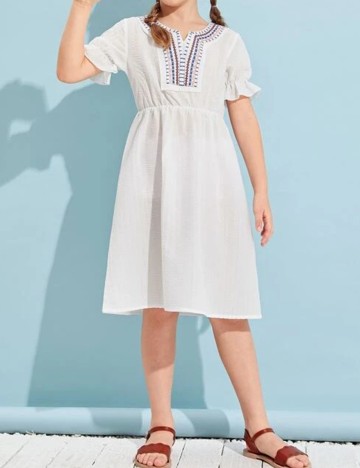 Rochie Shein Kids, alb