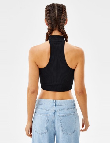 Top Bershka, negru