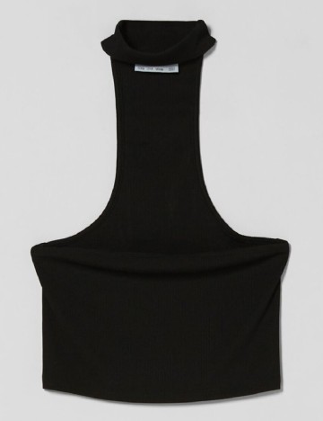 Top Bershka, negru