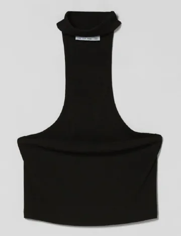 Top Bershka, negru Negru