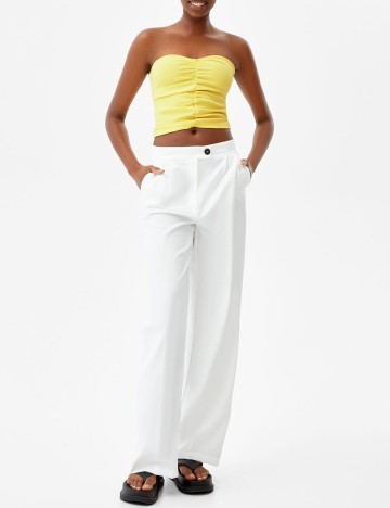 Top Bershka, galben