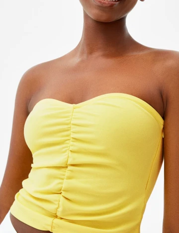 Top Bershka, galben