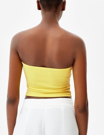 Top Bershka, galben