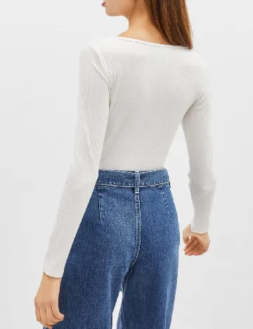 Bluza Bershka, alb