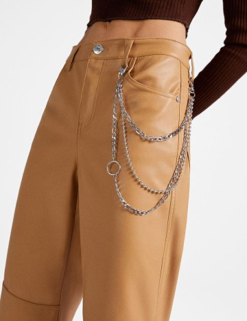 Lant pentru pantaloni Bershka, argintiu