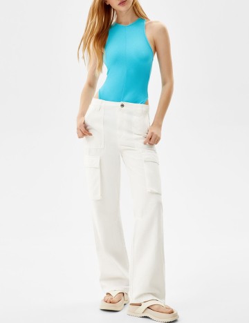 Body Bershka, albastru