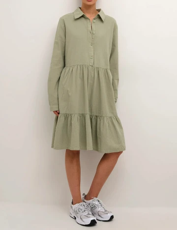 Rochie medie Kaffe, verde