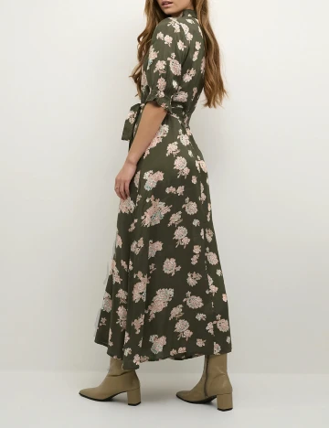 Rochie lunga Kaffe, verde Verde