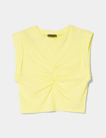 Top Bershka, galben Galben