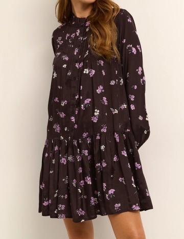 Rochie scurta Kaffe, maro, 36
