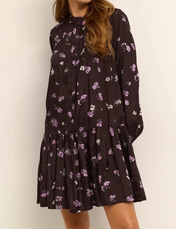 Rochie scurta Kaffe, maro