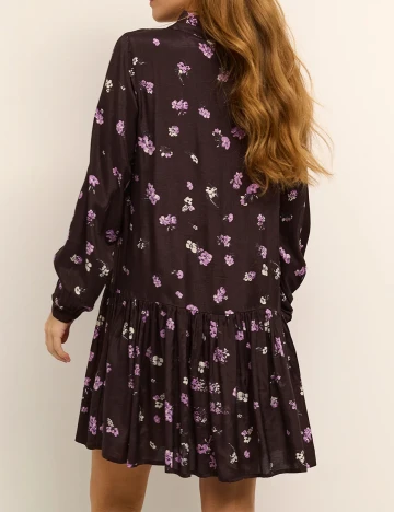 Rochie scurta Kaffe, maro