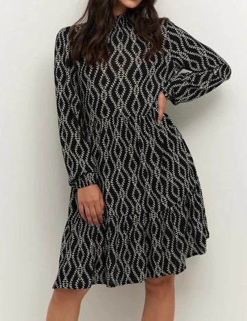 Rochie scurta Kaffe, negru Negru