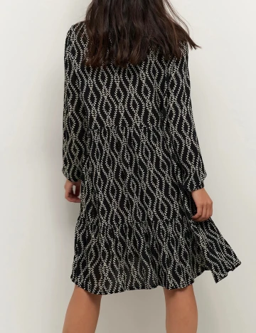 Rochie scurta Kaffe, negru Negru