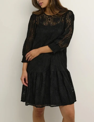 Rochie scurta Kaffe, negru Negru